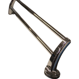 ORTIZ DOUBLE TOWEL BAR ZINC ALLOY CHROME