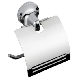 ORTIZ PAPER HOLDER WITH LID ZINC ALLOY CHROME