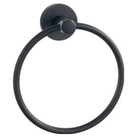 ORTIZ TOWEL RING ZINC ALLOY MATTE BLACK
