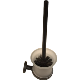 ORTIZ TOILET BRUSH HOLDER ZINC ALLOY MATTE BLACK