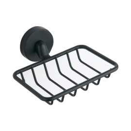 ORTIZ SOAP BASKET ZINC ALLOY BLACK