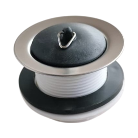 BATH WASTE UNSLOTTLED SHORT 40MM