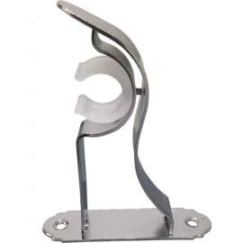 ORTIZ CURTAIN BRACKET B003 28MM SILVER PACK OF 2