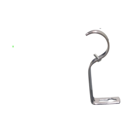 ORTIZ CURTAIN BRACKET B004 SILVER PACK OF 2