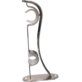 ORTIZ CURTAIN BRACKET BD003 28MM SILVER