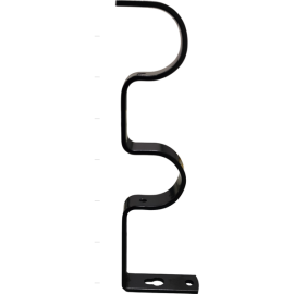 ORTIZ CURTAIN BRACKET BD004  BLACK