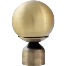 ORTIZ CURTAIN FINIAL F18 BRONZE PACK OF 2