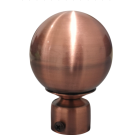 ORTIZ CURTAIN FINIAL F018 COPPER