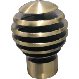 ORTIZ CURTAIN FINIAL FA020 28MM BRONZE