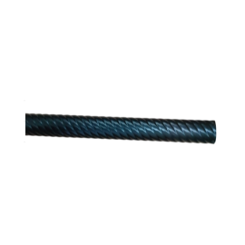 ORTIZ CURTAIN PIPE WITH DESIGN 28MM 3M BLACK
