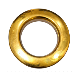 ORTIZ CURTAIN RINGS PLASTIC SHINING GOLD PACK OF 10