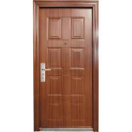 ORTIZ DOOR STEEL MAHOGANY 1970*860*50MM