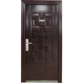 ORTIZ DOOR STEEL MAROON 1970*860*50MM