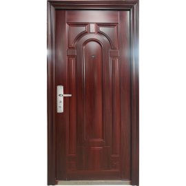 ORTIZ DOOR STEEL BURGUNDY 1970*860*50MM