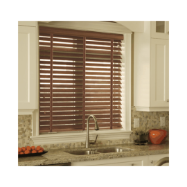ORTIZ FAUXWOOD BLINDS BROWN 50MM 100*100