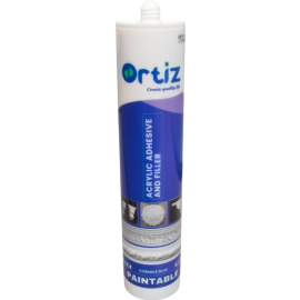 ORTIZ CORNICE ADHESIVE 310 ML WHITE