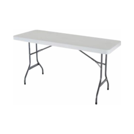 LADUMA FOLDING TABLE HDPE WHITE