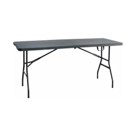 LADUMA FOLDING TABLE BLACK HEAVY DUTY