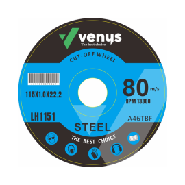 VENUS C/ DISC STEEL 115MM X 1.0MM X 22,2