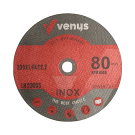 VENUS CUTTING DISC STEEL AND SS 230 X 1.6 X 22,2