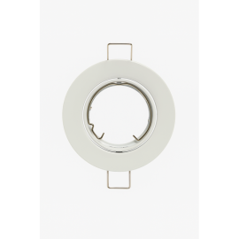 LARS SWIVEL D/FITTING W/GU10 HOLDER WHITE