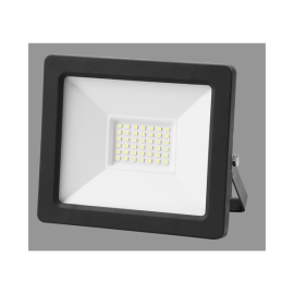 LARS LED Floodlight 30W Black IP65 6500K Outdoor Security Light