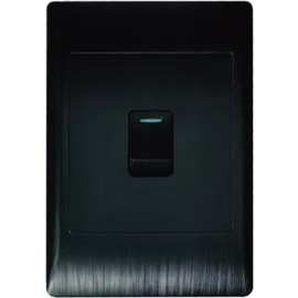 LARS 1 LEVER 2 WAY SWITCH BLACK