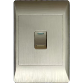 LARS 1 LEVER 2 WAY SWITCH CHAMPAGNE