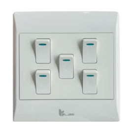 LARS 5 LEVER 1 WAY SWITCH