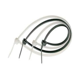LARS CABLE TIES BLACK 7.6 X 400 MM PACK OF 20
