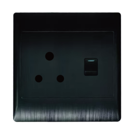 LARS SINGLE PLUG 4*4 BLACK