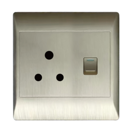 LARS SINGLE PLUG 4*4 CHAMPAGNE