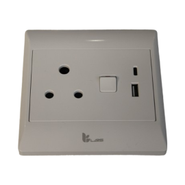 LARS SINGLE SOCKET USB+C TYPE 4*4
