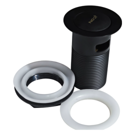 ORTIZ BASIN WASTE POP-UP MATT BLK 32MM