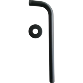 ORTIZ ROUND BLACK SHOWER ARM 30CM