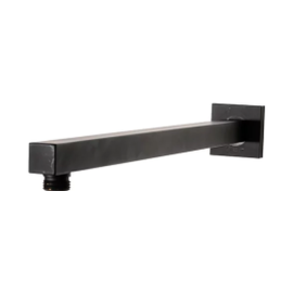 ORTIZ SQUARE BLACK SHOWER ARM 20CM