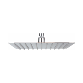 ORTIZ SHOWER ROSE SQUARE CHROME 4"