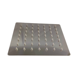 ORTIZ SHOWER ROSE SQUARE CHROME 6"