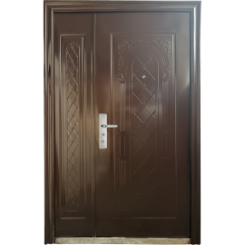 ORTIZ S/DOOR D.BROWN SIDE LIGHT 2050*1200*50