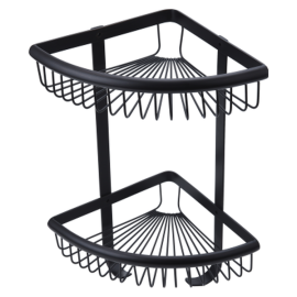 ORTIZ DOUBLE BASKET CORNER SS STEEL BLACK 304