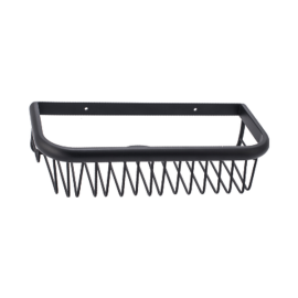 ORTIZ SINGLE BASKET WALL HANGING SS STEEL BLACK 20