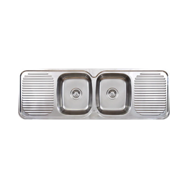 ORTIZ SINK DOUBLE BOWL CENTRE (SIT ON) 50*150
