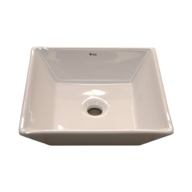 ORTIZ CERAMIC SINK BASIN SQUARE PLATE 415X415X115