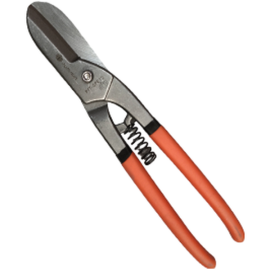 PUMPKIN DIPPED HANDLE TIN SNIP - 12"