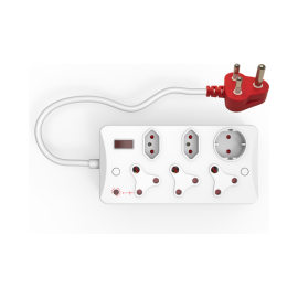 LARS 6W HIGH SURGE MULTIPLUG 5x16A 1x10A