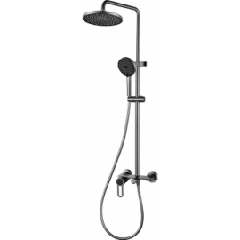 ORTIZ SHOWER RAINFALL SHOWERING SET BLACK ROUND HE