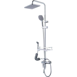 ORTIZ SHOWER RAINFALL SHOWERING SET CHROME