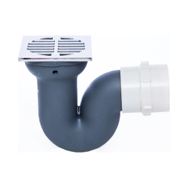 SHOWER TRAP SQUARE 50MM