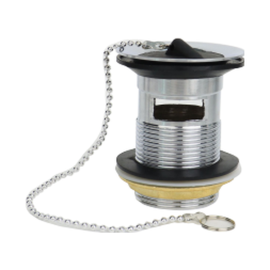 SINK WASTE SLOTTED WITH PLUG 32MM