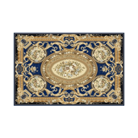 PRINTED CARPET 133×200CM ASSO COLOUR FLOWER 822